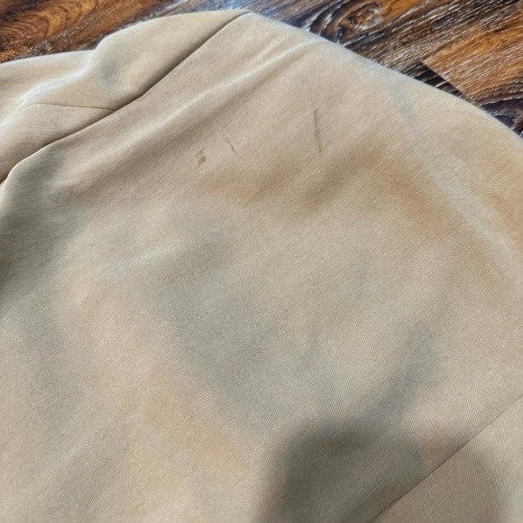 Vintage Ralph Lauren Polo Tan Beige Blazer Jacket Coat 46S 46R Canada Mens - Picture 9 of 9